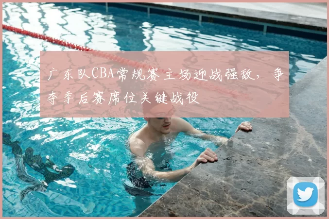 广东队CBA常规赛主场迎战强敌,争夺季后赛席位关键战役